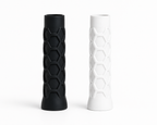 Lot de 2 grips de padel noir et blanc Adhérence Max LBS