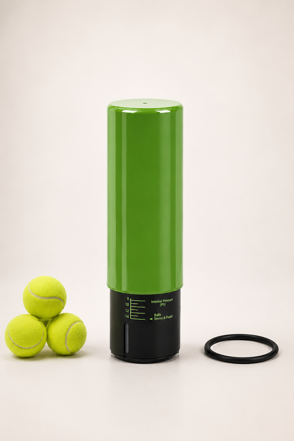 Pressurisateur de balles padel LBS vert avec balles de padel