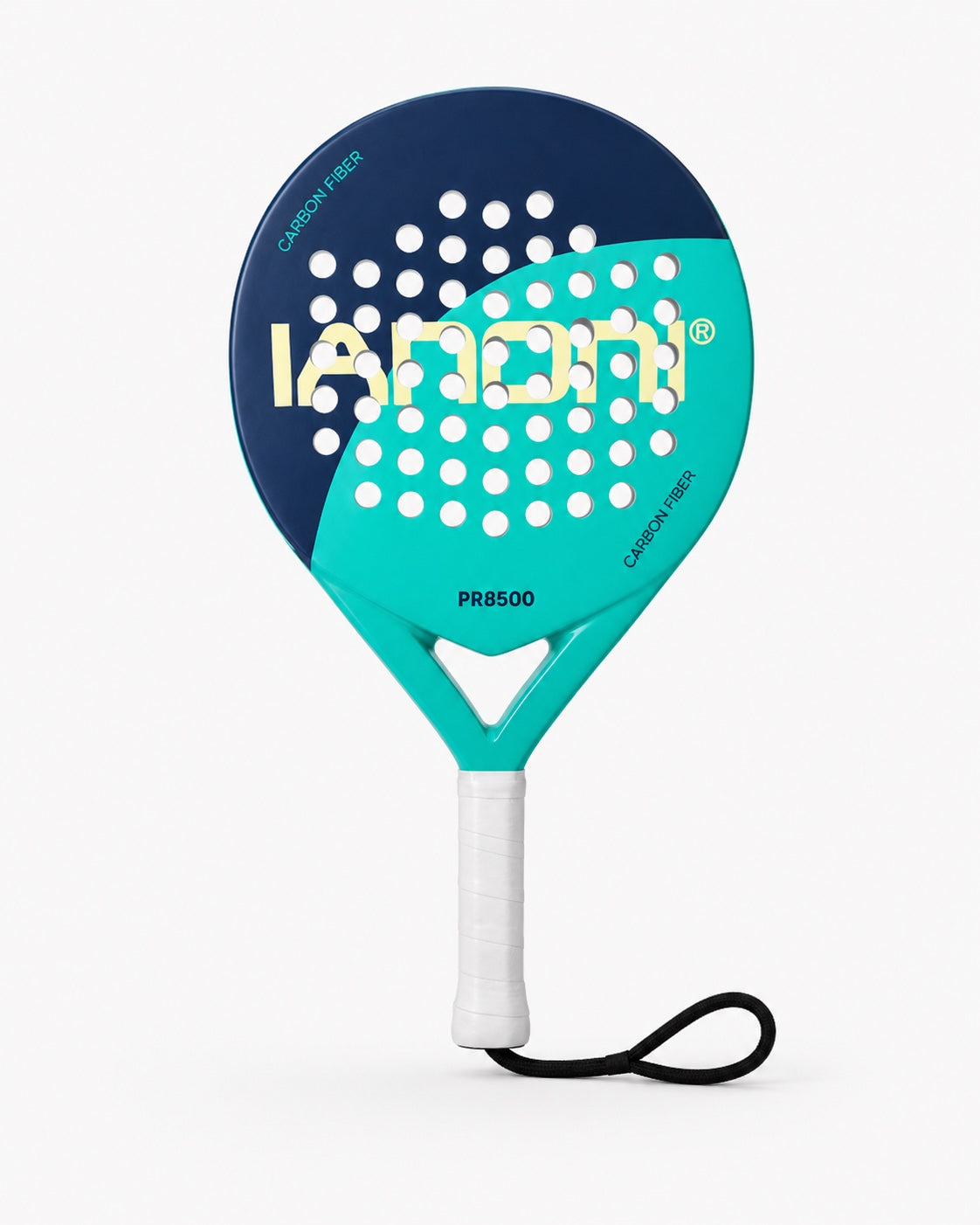 Raquette de padel Perf Max LBS en fibre de carbone vue de face